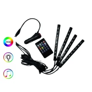 A Kalite Yüksek Işık Gücü Sese Duyarlı Ayak Altı Ambians Ledi (4'lü Set)