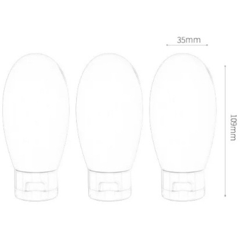 Seyahat Banyo Seti - 3 Adet Mini Taşınabilir Şişe - Görsel 3