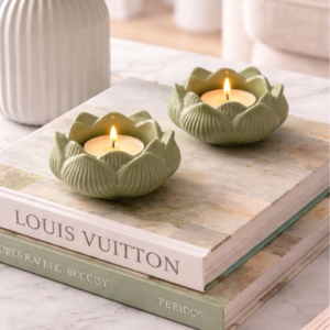 2 Adet Lotus Mumluk Pinterest Tealight Mumluk